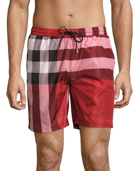 burberry swim trunks graffiti